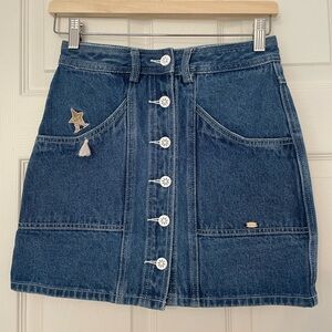 In's Jean Mini Skirt